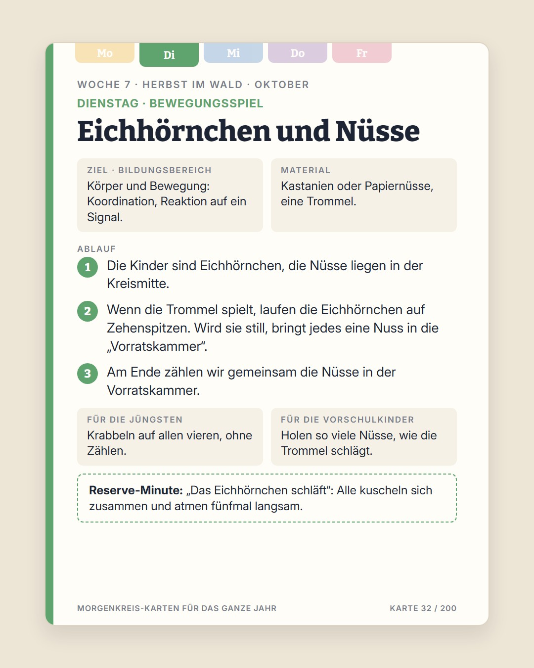 Morgenkreis-Karten · 2